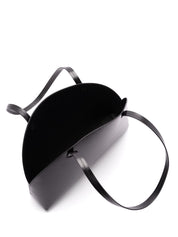 Sacs Jil Sander. Sac bandoulière en cuir noir