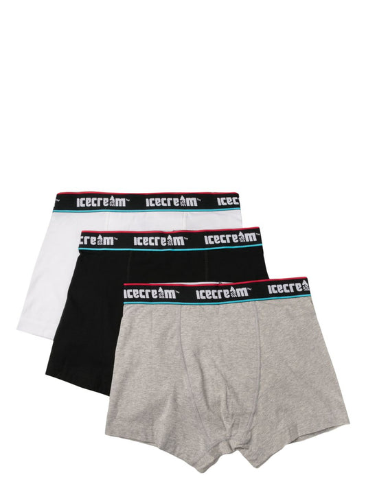 Lot de 3 sous-vêtements multicolores en crème glacée
