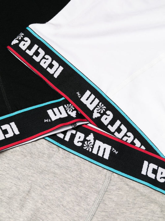 Lot de 3 sous-vêtements multicolores en crème glacée