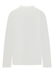 Jil Sander T-shirts and Polos White cotton logo long-sleeve