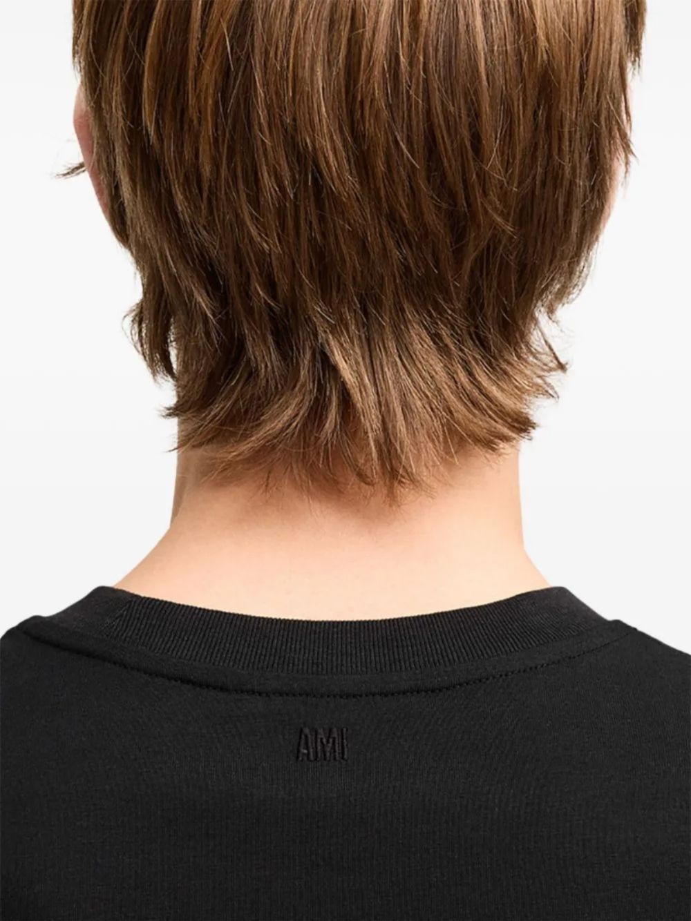 Ami Paris Black T‑Shirt and Polo