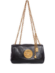 Chloé Heritage Shoulder Bag — Black Gold 21cm