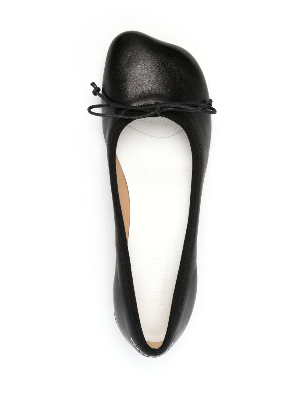 MM6 Maison Margiela Flat shoes in Black leather