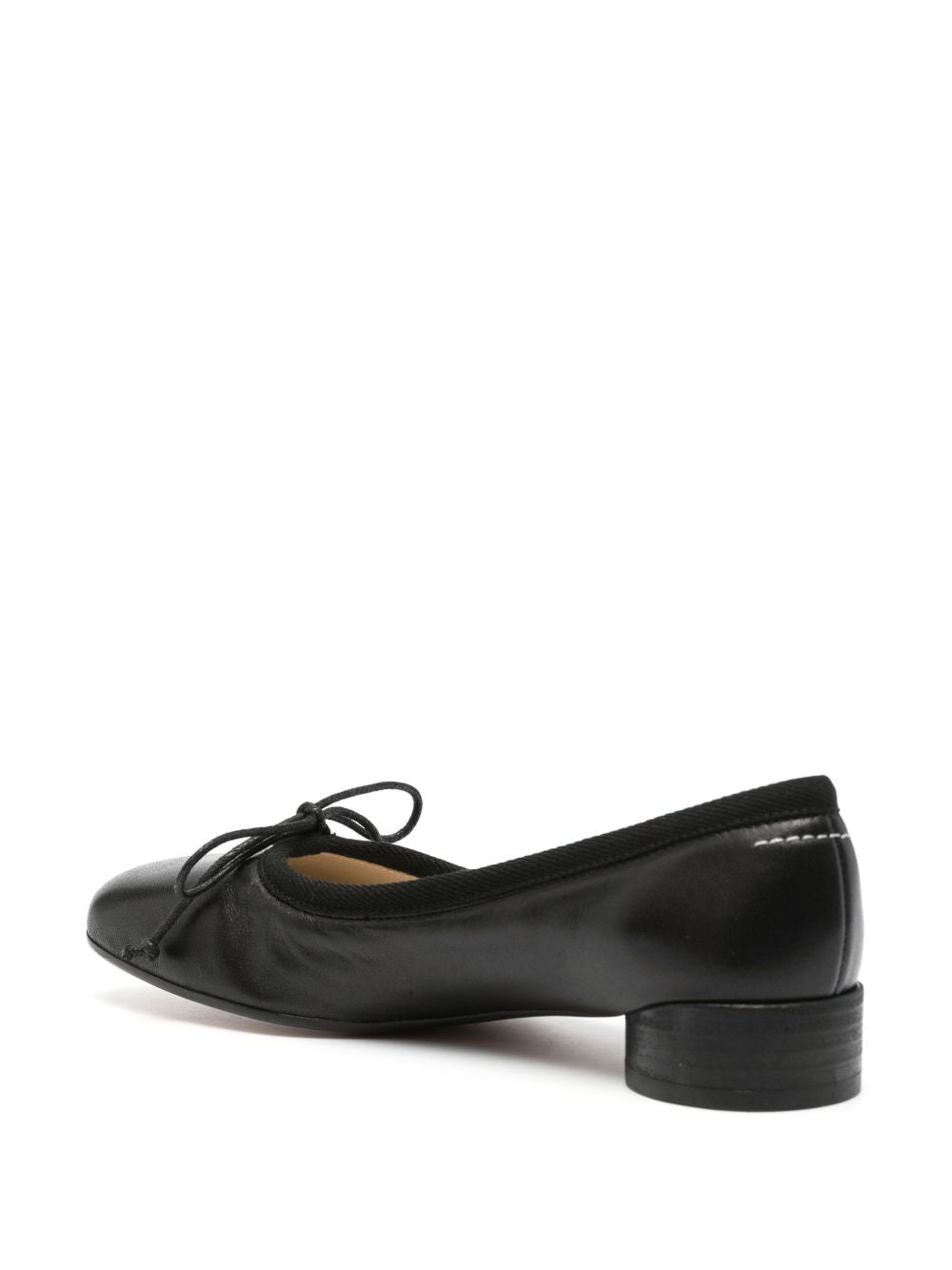 MM6 Maison Margiela Flat shoes in Black leather