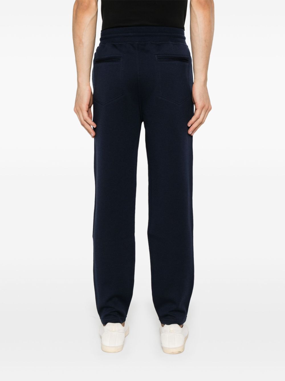 Pantalon Brunello Cucinelli en coton mélangé bleu