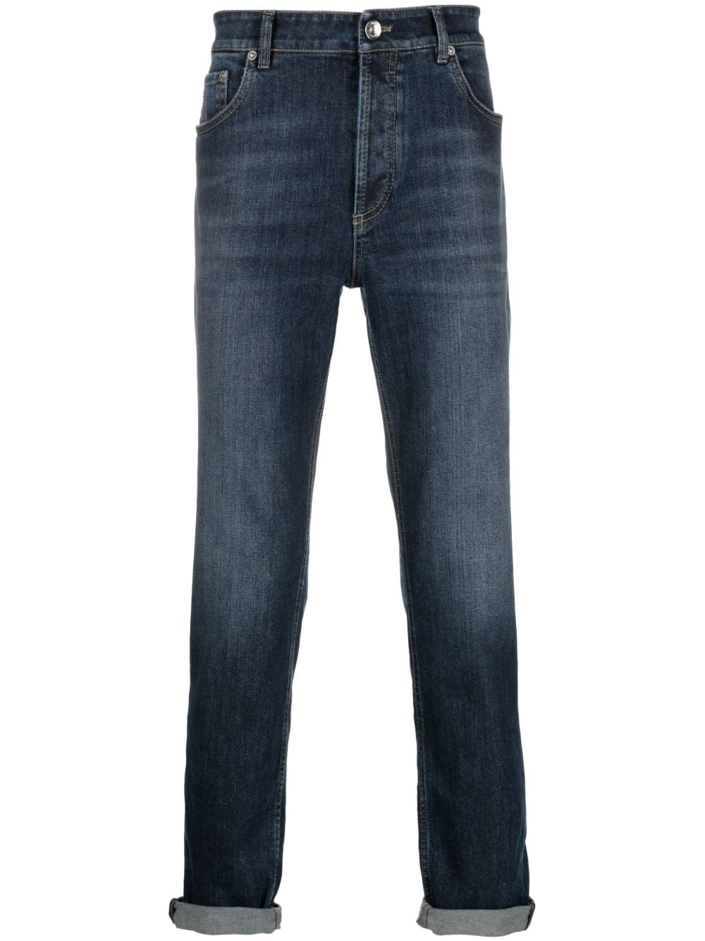 Vaqueros Brunello Cucinelli Denim azul slim