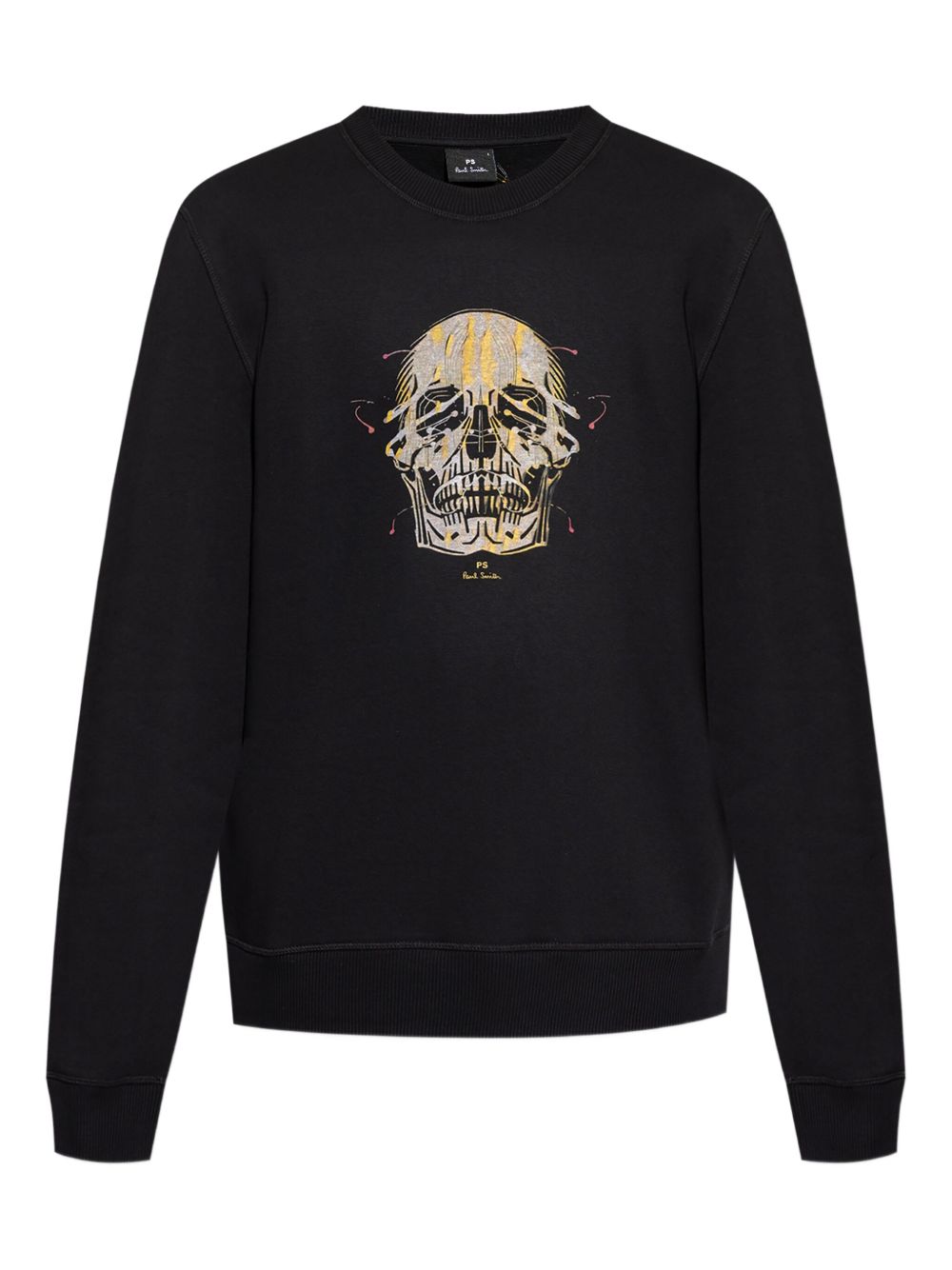 PS By Paul Smith Sweaters Black — Regular-Fit Cotton Sweatshirt