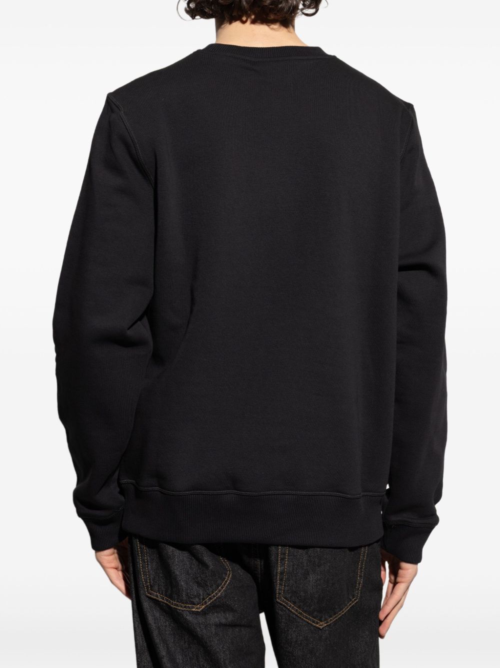 PS By Paul Smith Sweaters Black — Regular-Fit Cotton Sweatshirt