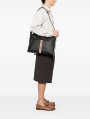 Paul Smith black leather briefcase — refined messenger carry