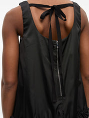 Ganni Dresses Black mini dress with ruffled detailing