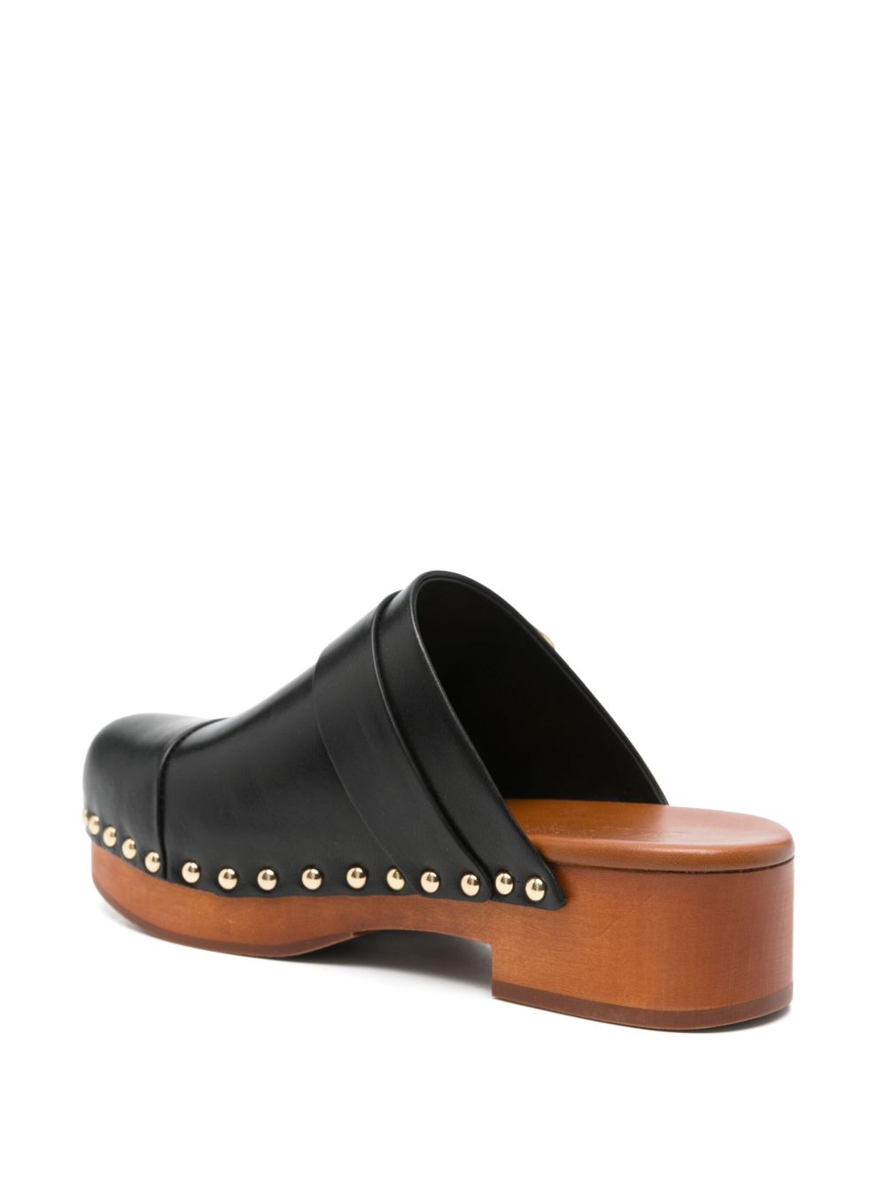 Chloé Chloè Sandals Black leather clogs