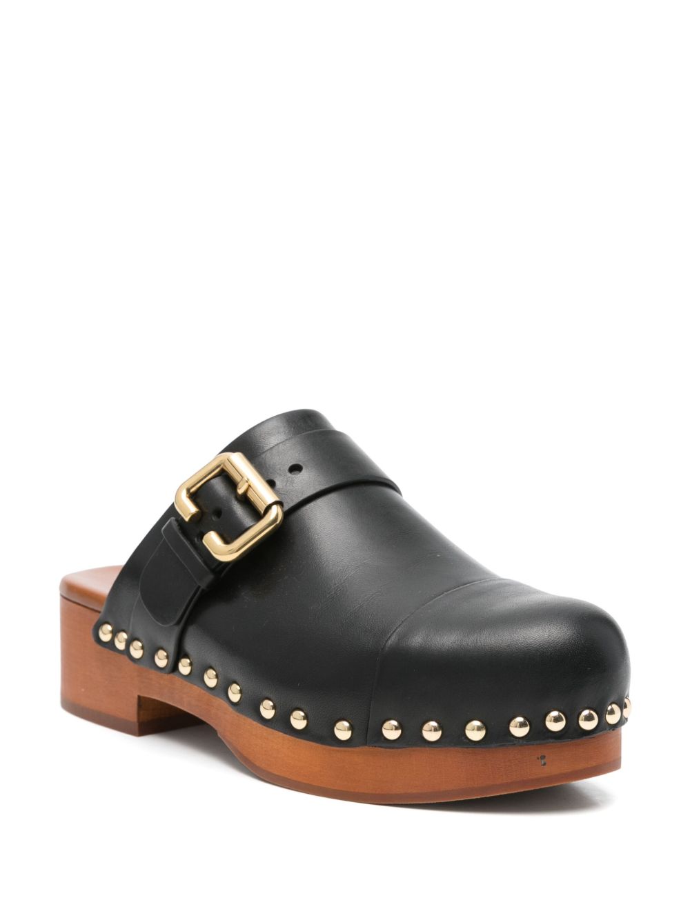Chloé Chloè Sandals Black leather clogs