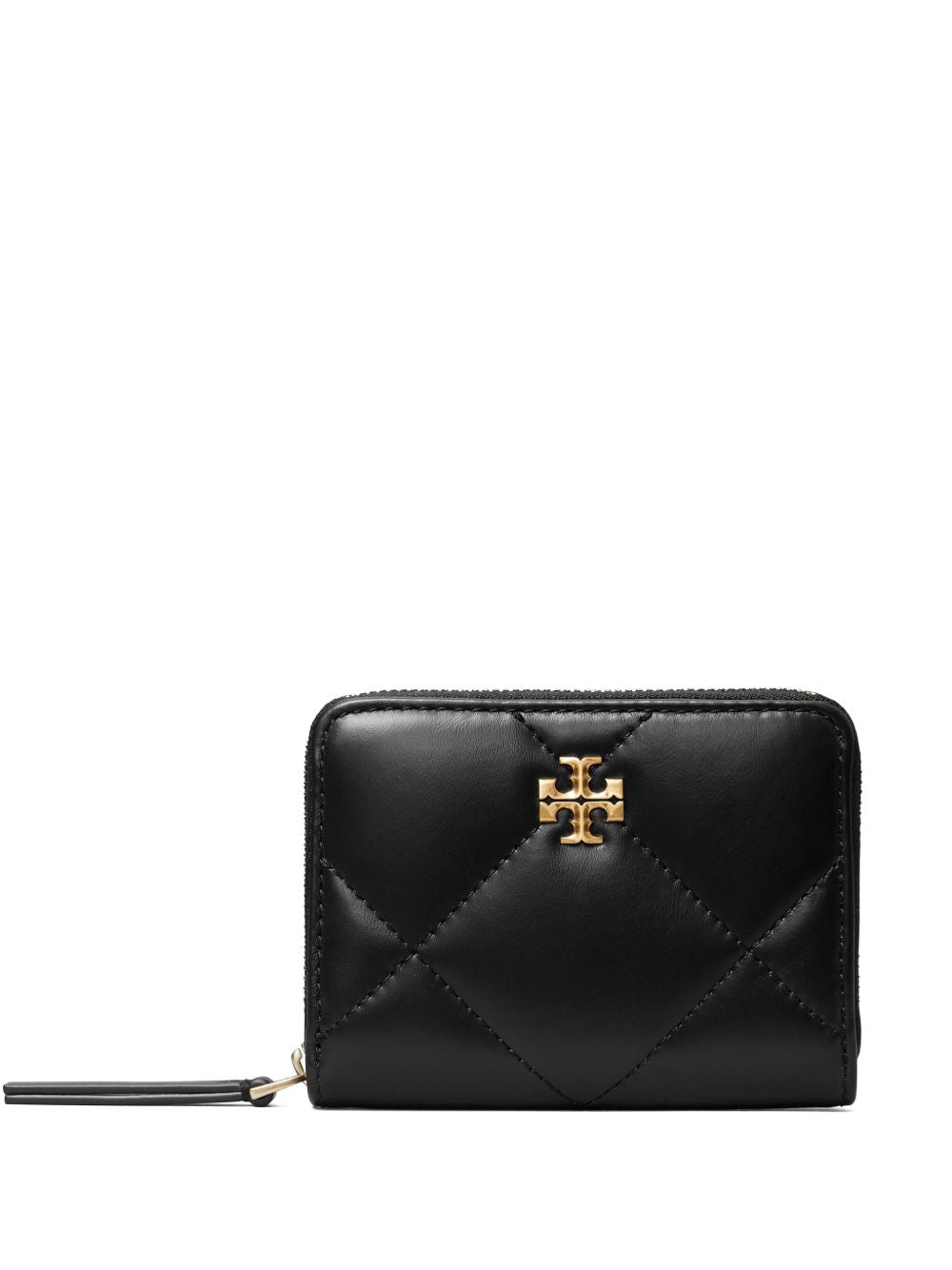 Tory Burch Wallets Black leather zip wallet