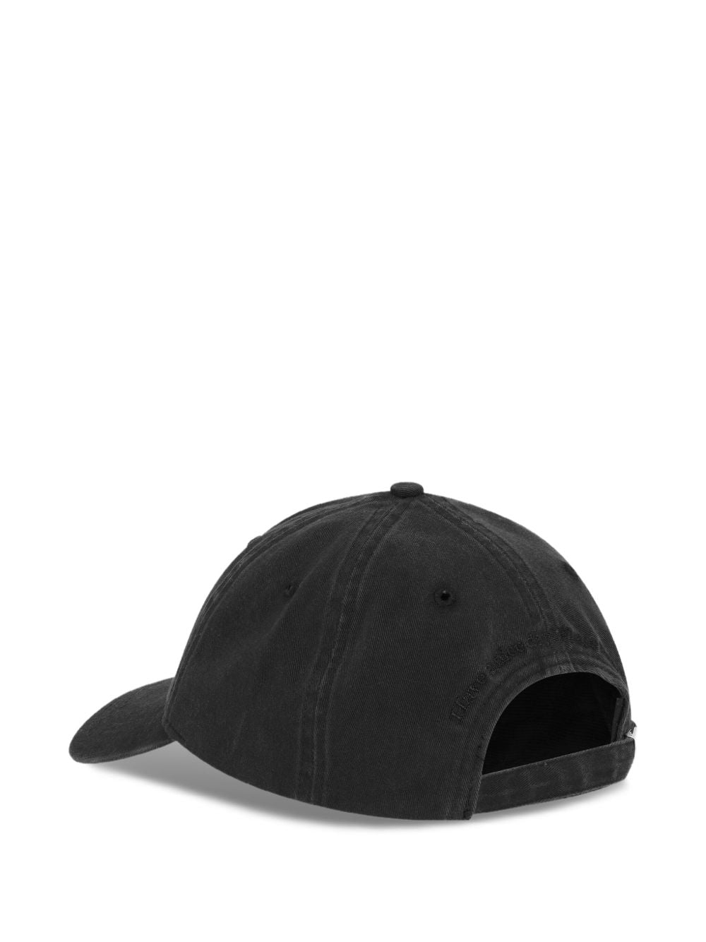 Gorra de lona negra Ganni Hats