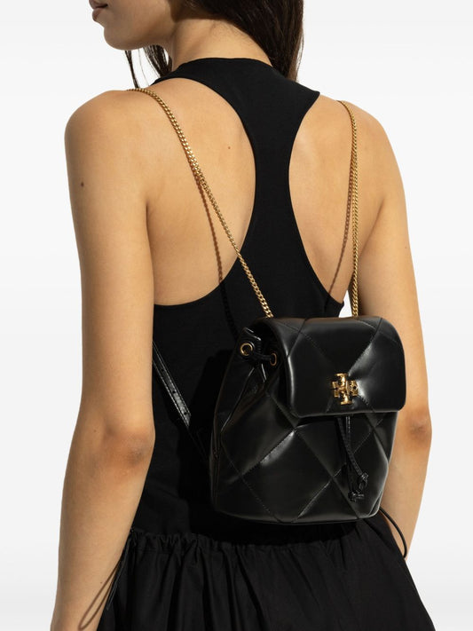Tory Burch Virginia Backpack — Black Kira Diamond Mini