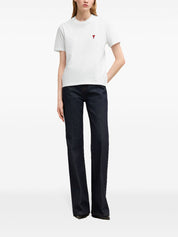 Ami Paris White T‑Shirt and Polo Topwear