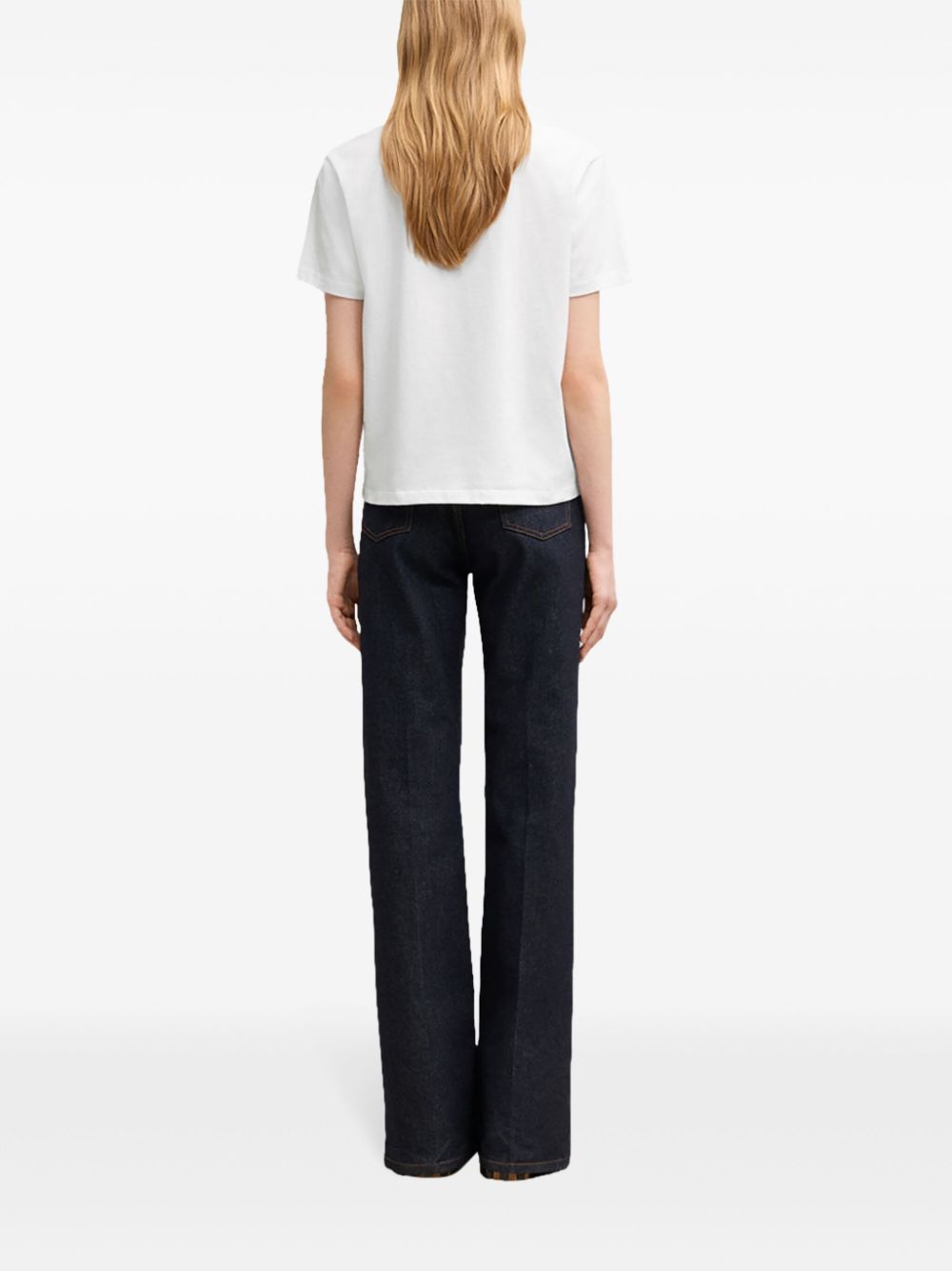 Ami Paris White T‑Shirt and Polo Topwear