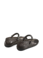 Jimmy Choo Flat shoes Black with rhinestone detail