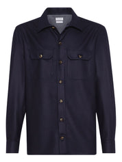 Brunello Cucinelli Shirts Blue