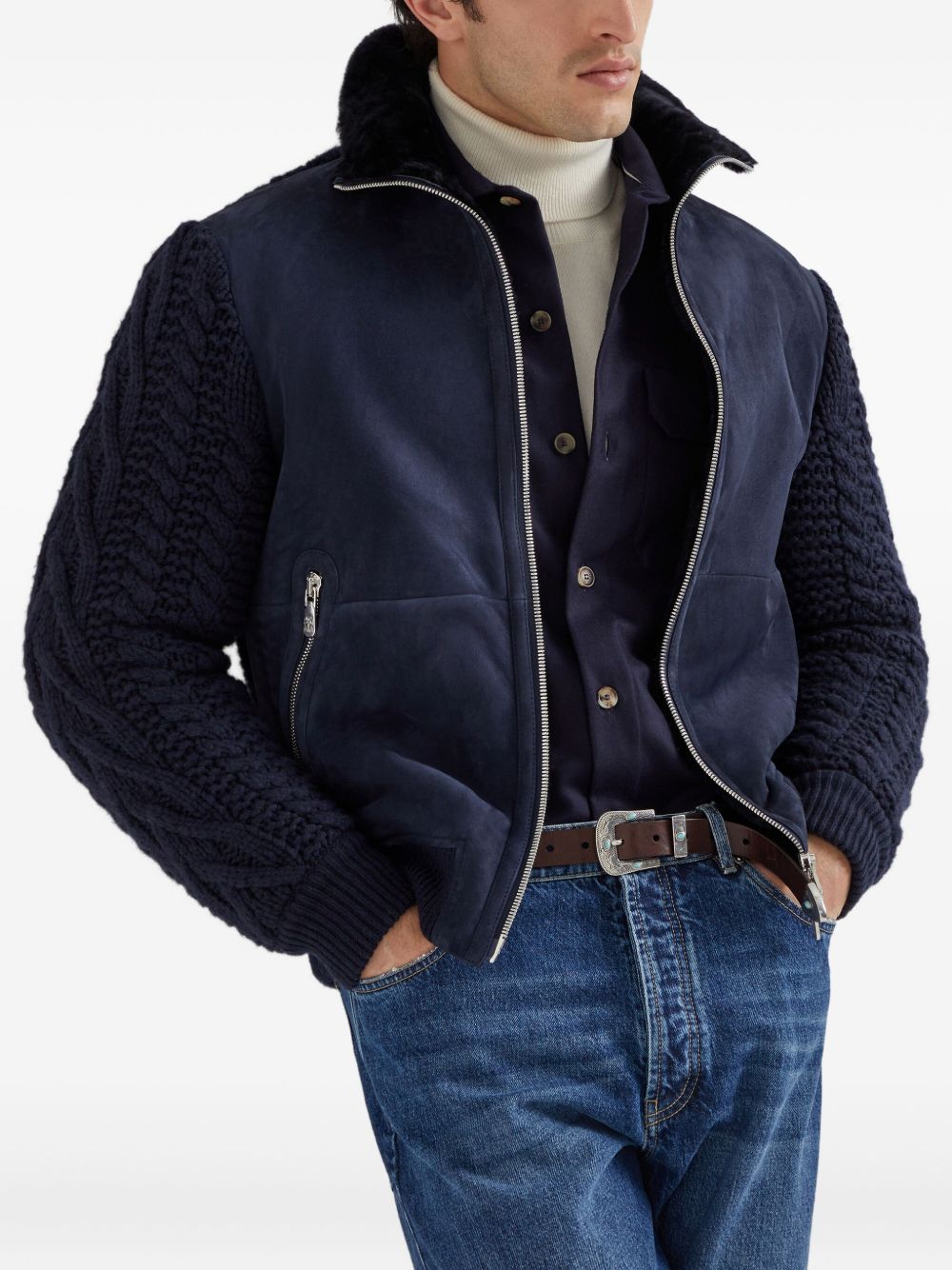 Brunello Cucinelli Shirts Blue