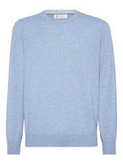 Brunello Cucinelli Clear Blue Cashmere Sweater