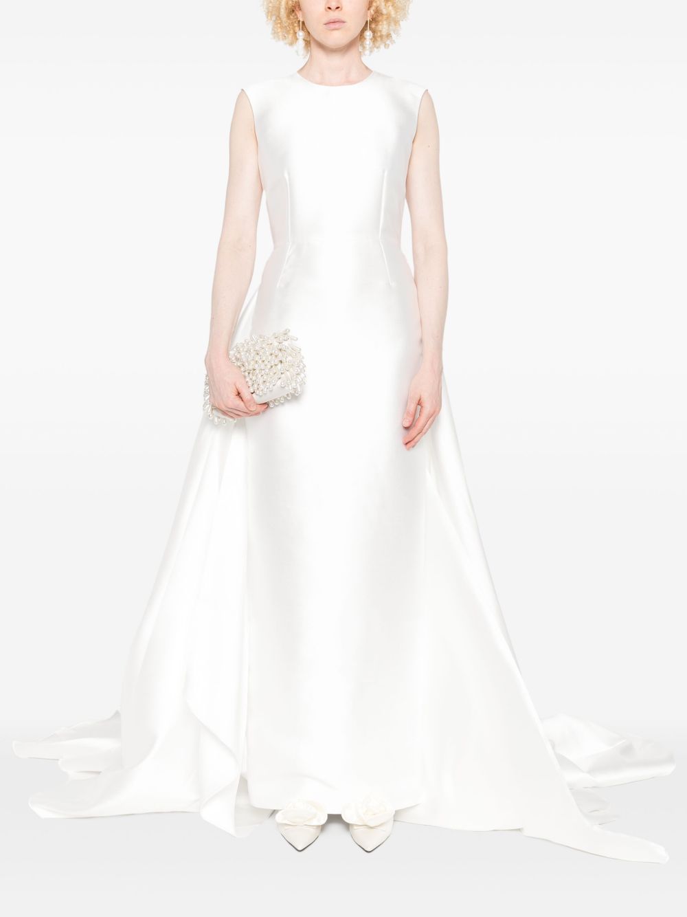 Vestido largo beige de Solace London Dresses