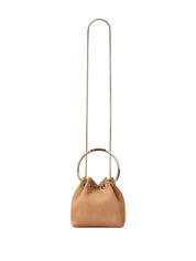 Jimmy Choo Brown Leather Bucket Bag — Shoulder Elegance
