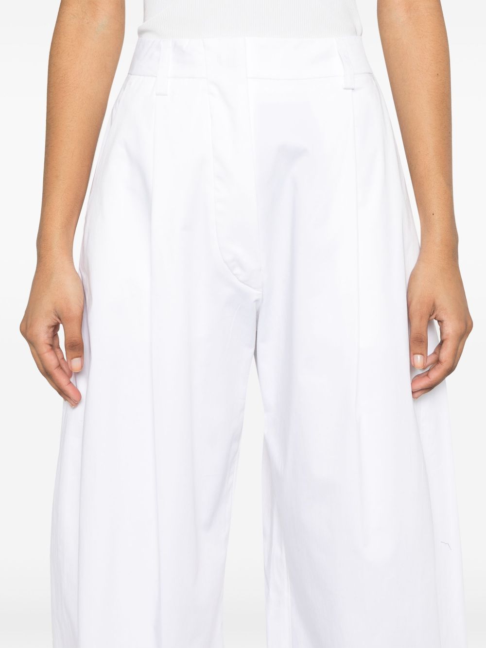 LE DERNIER Pantalon Coton blanc
