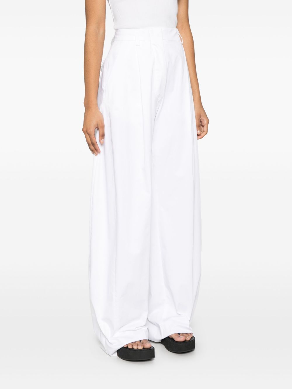 LE DERNIER Pantalon Coton blanc