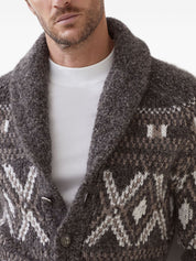 Brunello Cucinelli Sweaters Bordeaux wool cardigan