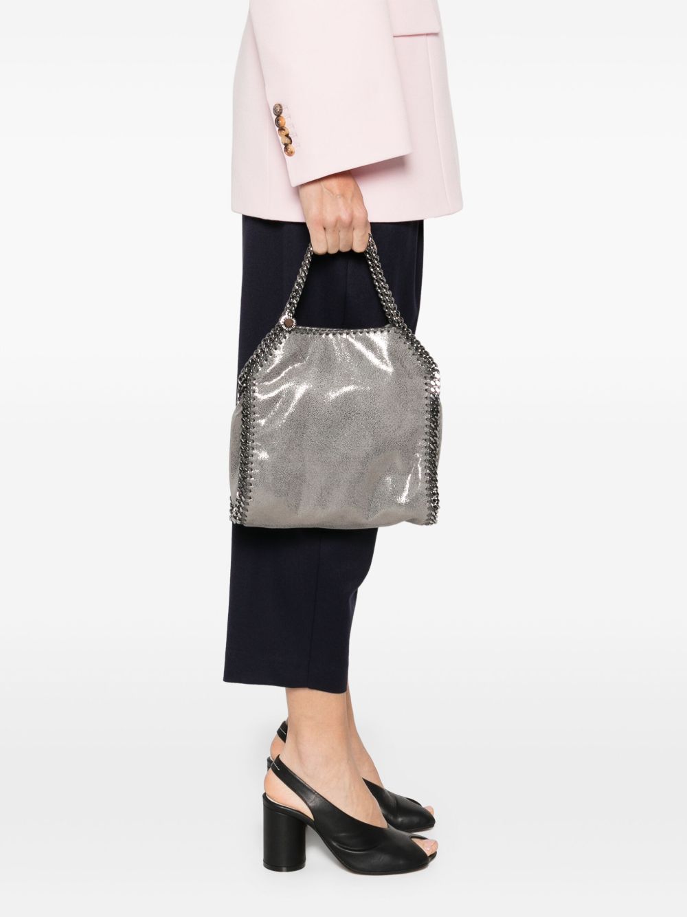 Sacs Stella McCartney. Mini sac à main Falabella gris