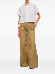 LO ÚLTIMO Pantalón Verde cintura alta pierna ancha