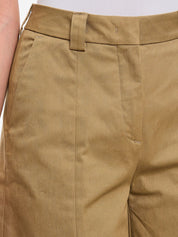 LO ÚLTIMO Pantalón Verde cintura alta pierna ancha