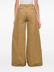 LO ÚLTIMO Pantalón Verde cintura alta pierna ancha