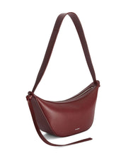 Jil Sander Bags.. Bordeaux leather crossbody bag