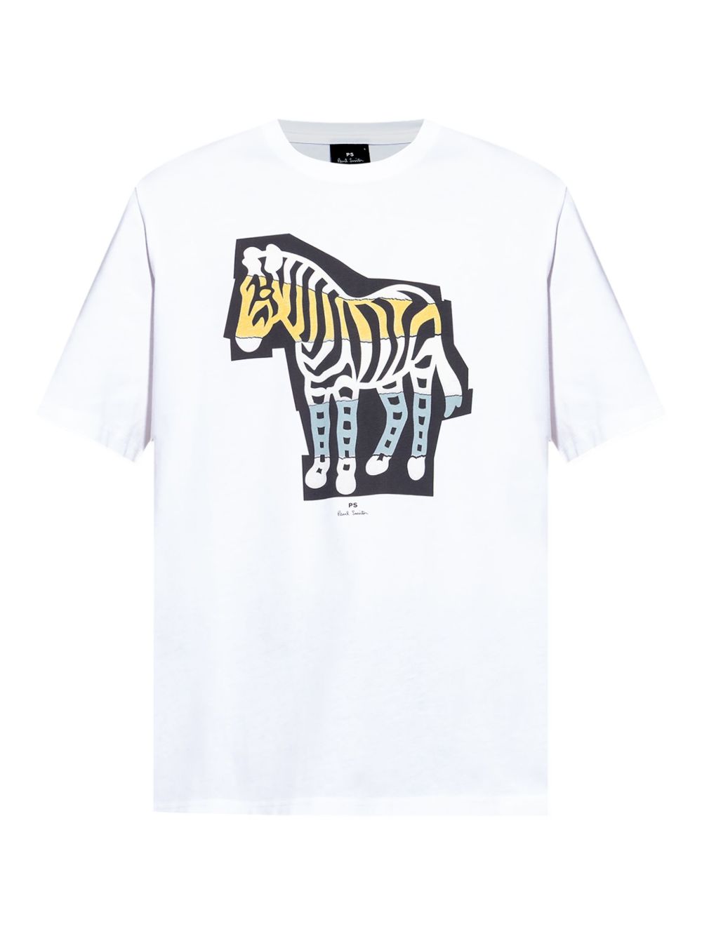PS By Paul Smith T-shirts and Polos White cotton zebra print