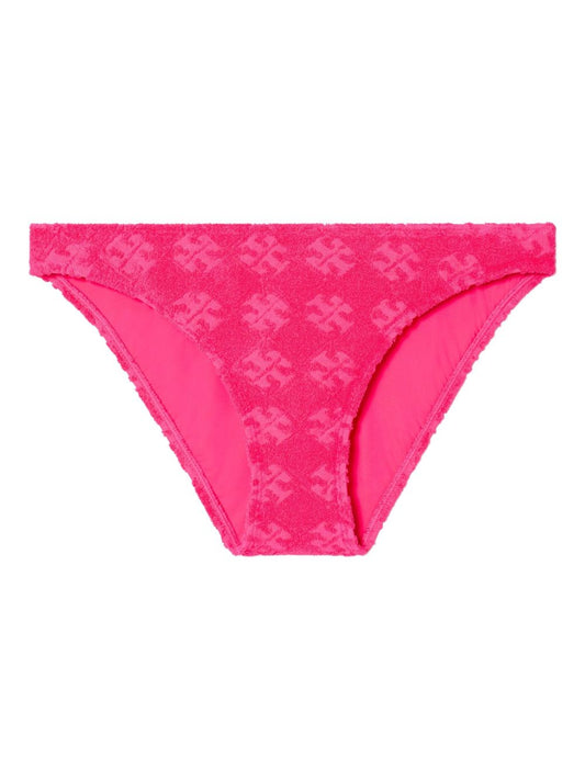 Fuchsia Tory Burch Sea Bikini Bottom — Low‑Rise Beachwear