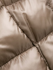 Herno Dove Grey Down Coat — Maria Midi Jacket