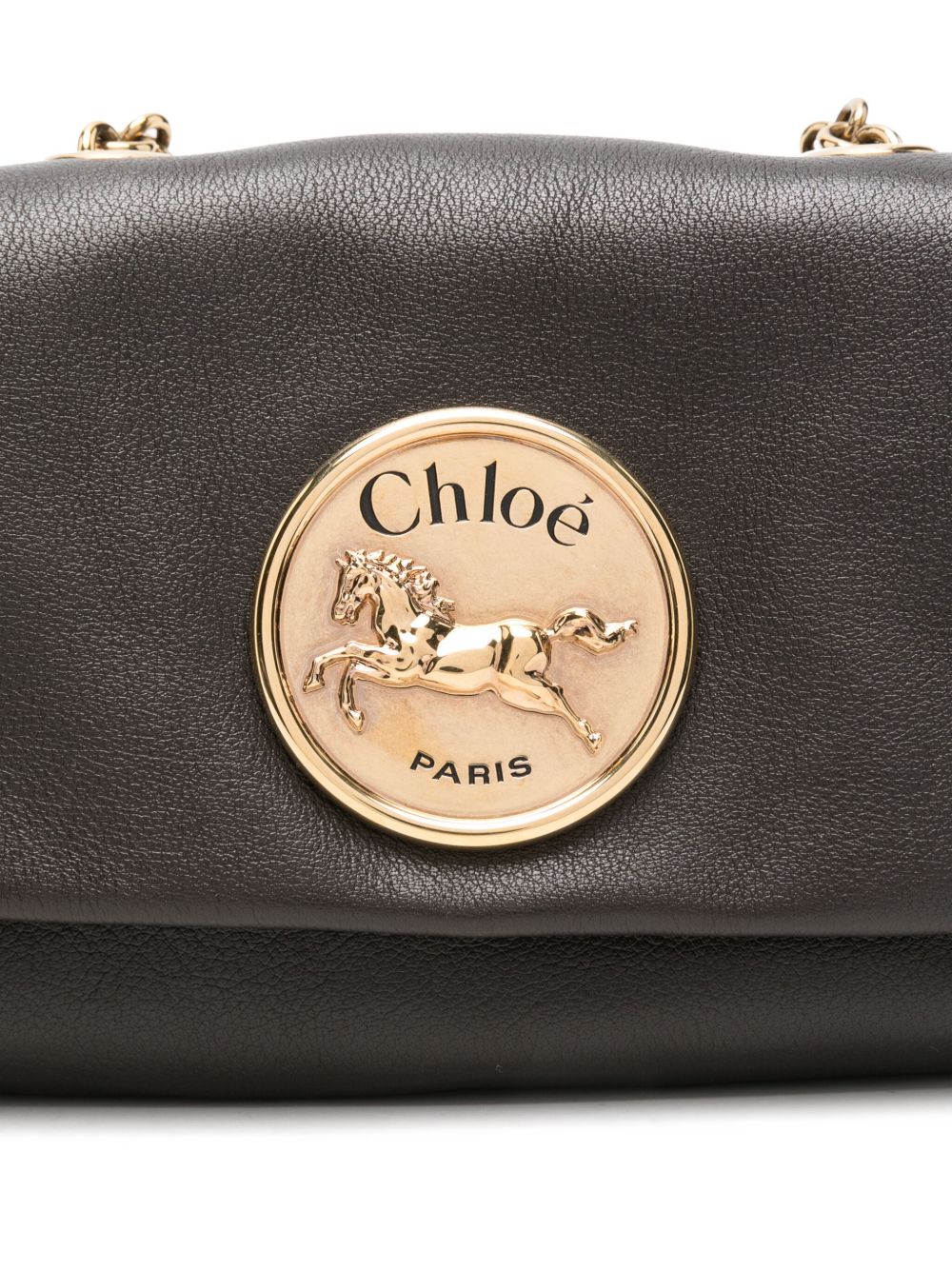 Chloé Heritage crossbody bag in coffee brown