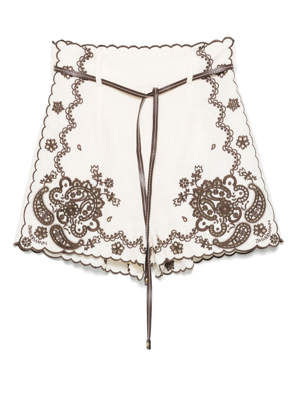 Zimmermann Shorts Ivory