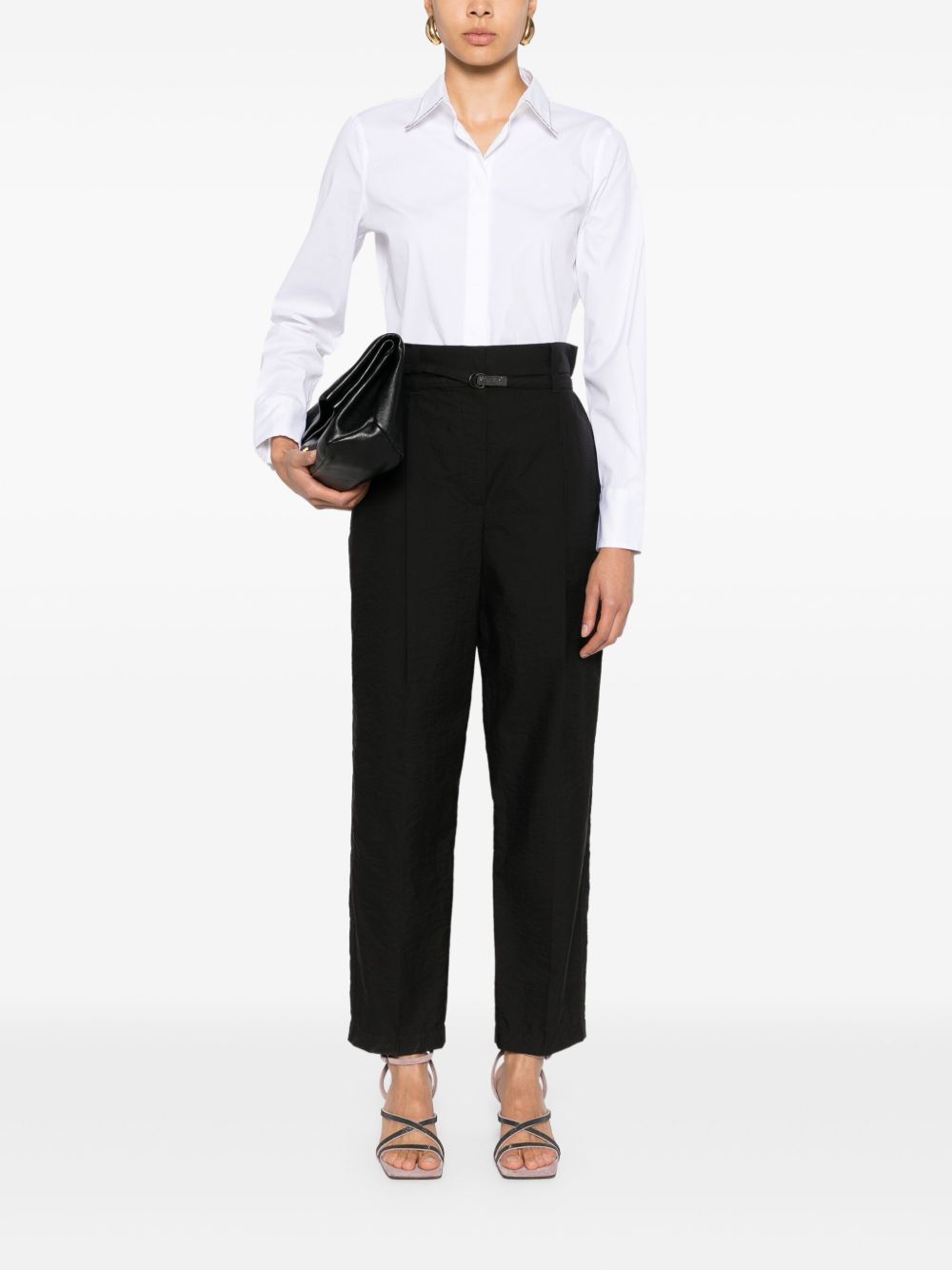 Chemises Brunello Cucinelli en coton mélangé blanc