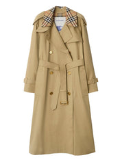 Burberry Coats Beige — Timeless Double‑Breasted Trench