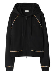 Suéteres Burberry Sudadera con capucha de mezcla de algodón negra