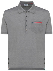 T-shirts et polos Thom Browne en coton gris clair