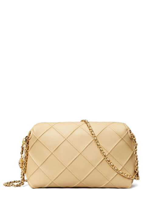 Tory Burch Shoulder Bag — Fleming in Sesame Beige