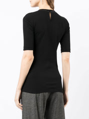 Brunello Cucinelli T-shirts and Polos Black cotton jersey