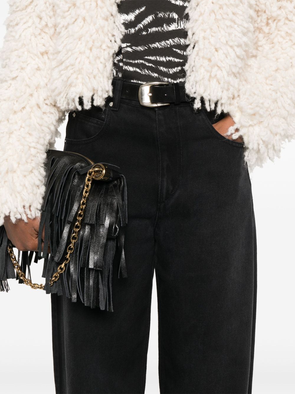 Isabel Marant Jeans Black — Tailored Five‑Pocket Denim