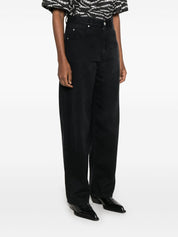 Isabel Marant Jeans Black — Tailored Five‑Pocket Denim