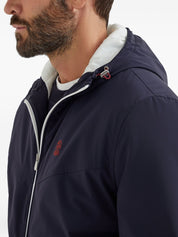 Brunello Cucinelli Abrigos Cazadora de nailon azul