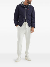 Brunello Cucinelli Abrigos Cazadora de nailon azul